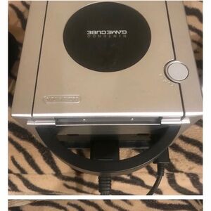 Nintendo GameCube console with sonic the hedgehog game in excellent condition